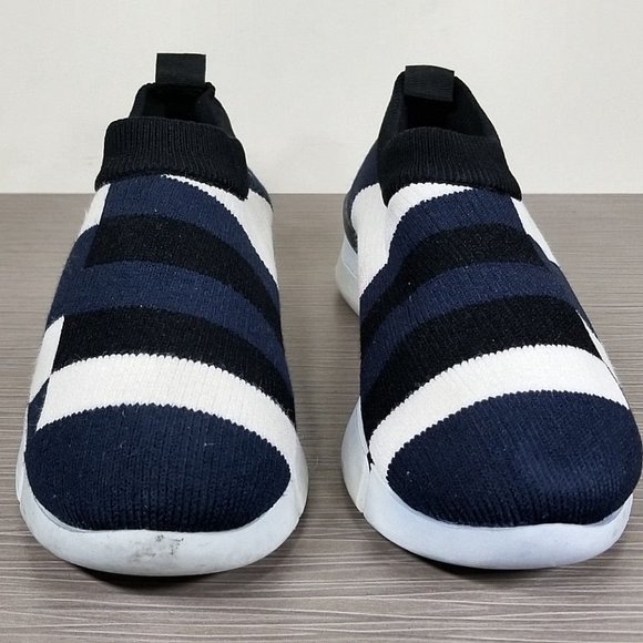 Stella McCartney Striped Knitted Slip on Sneaker, Womens Size 5 / 35 - Picture 2 of 12